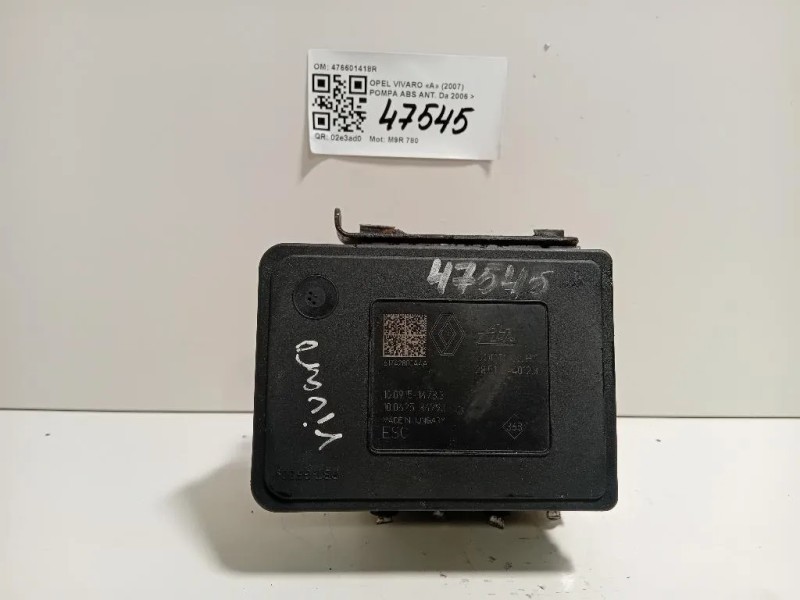 Pompa ABS ANT 476601418R Opel Vivaro A 2007