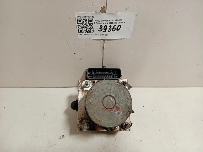 Pompa ABS ANT 265800839 Opel Vivaro A 2007