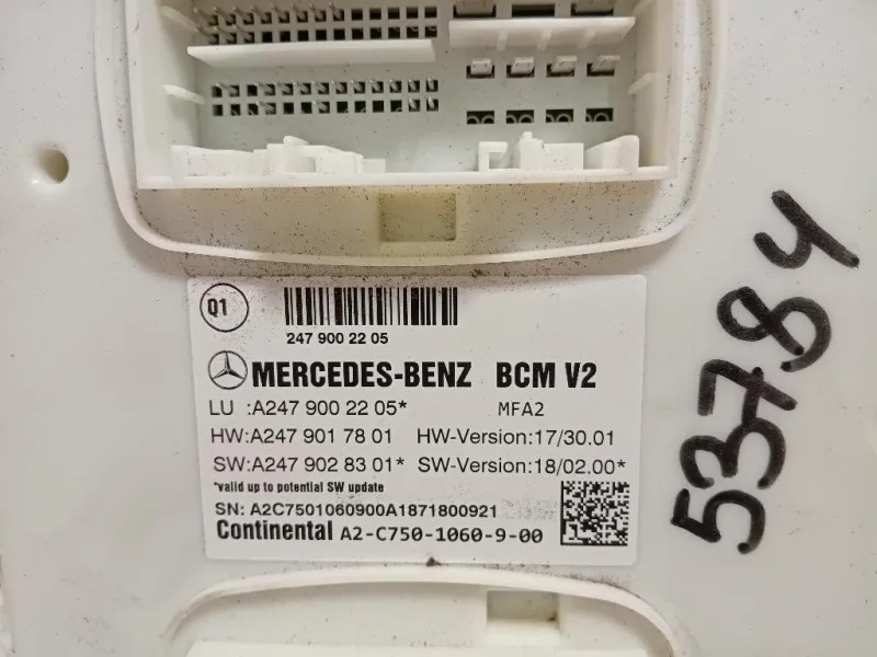 Centralina Scatola Fusibili A2479002205 Mercedes Classe A W177 2018