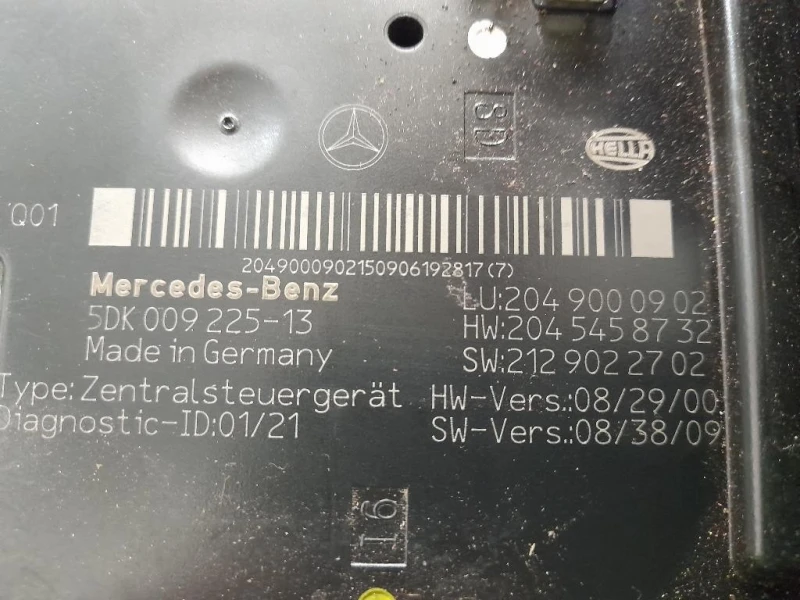Centralina Scatola Fusibili 2049000902 Mercedes Classe C W204 2007