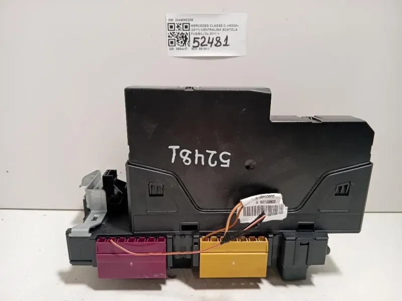 Centralina Scatola Fusibili 2049060205 Mercedes Classe C W204 2011