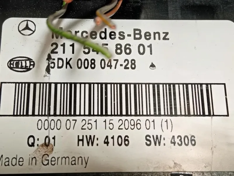 Centralina Scatola Fusibili 211 545 86 01 Mercedes Classe E W211 2002