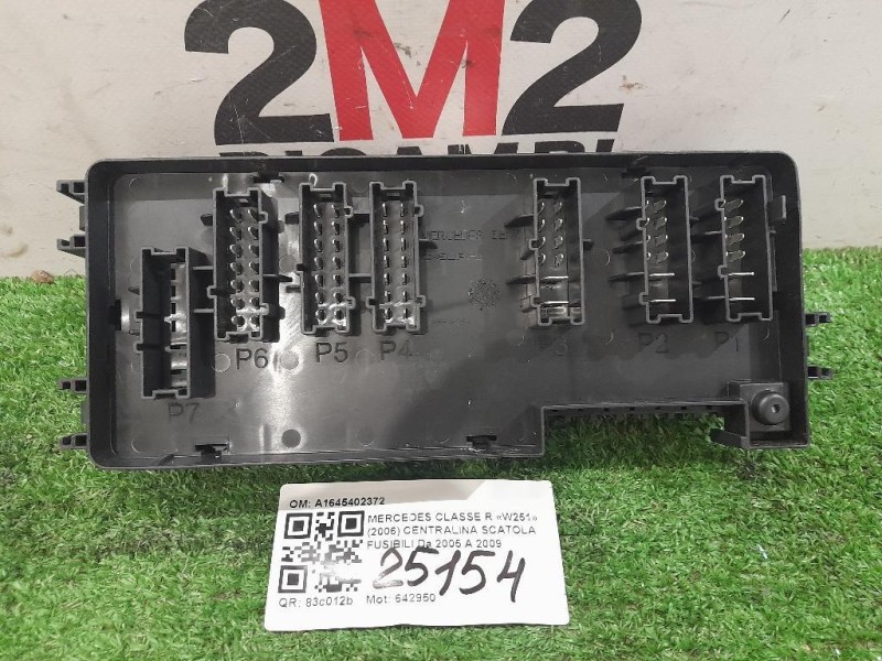 Centralina Scatola Fusibili A1645402372 Mercedes Classe R W251 2006