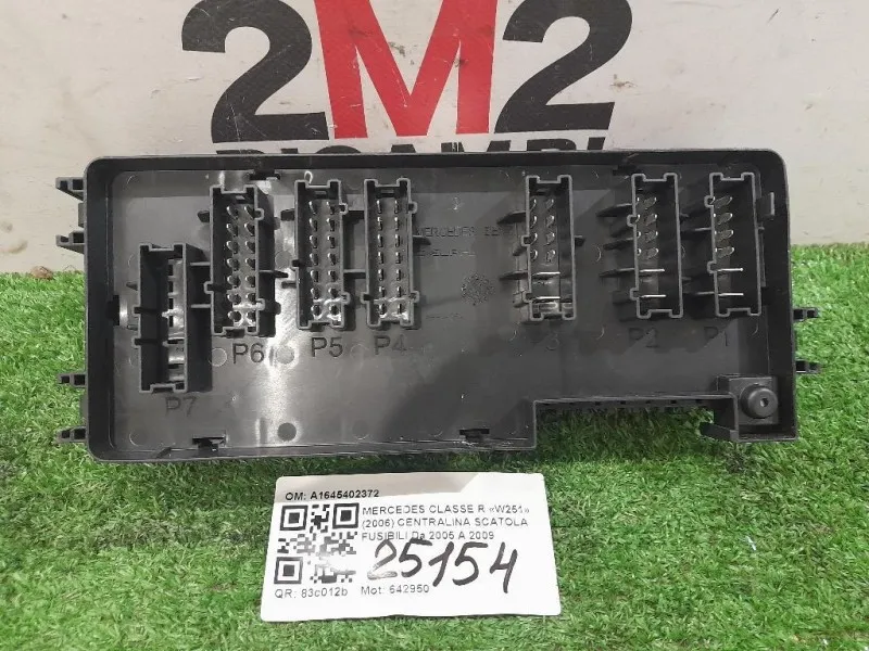 Centralina Scatola Fusibili A1645402372 Mercedes Classe R W251 2006