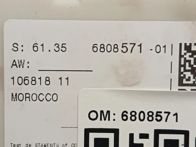 Centralina Scatola Fusibili 6808571 Mini MINI Cooper F56 2014