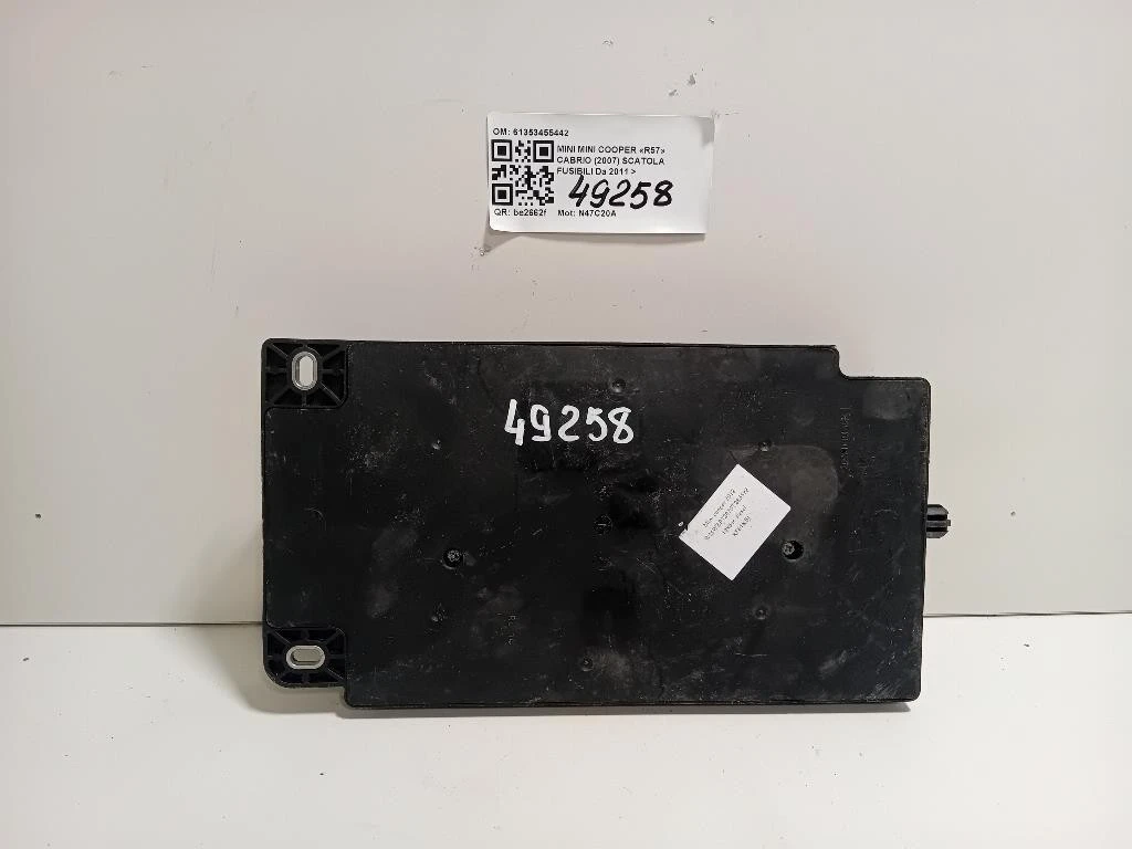 Centralina Scatola Fusibili 61353455442 Mini MINI Cooper R57 Cabrio 2007