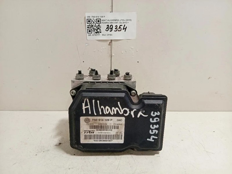 Pompa ABS ANT 7N0 614 109 P Seat Alhambra 710 2010