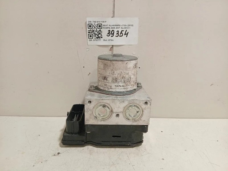 Pompa ABS ANT 7N0 614 109 P Seat Alhambra 710 2010