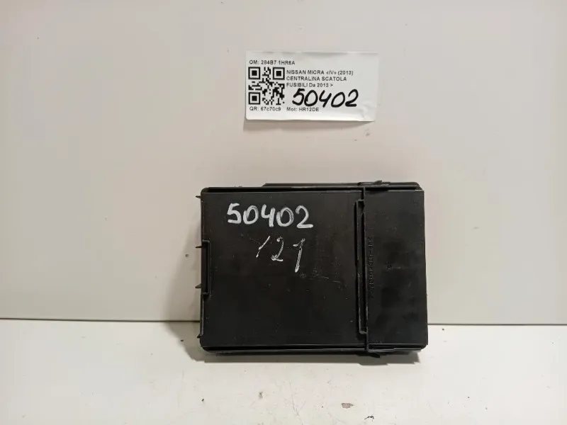 Centralina Scatola Fusibili 284B7 1HR6A Nissan Micra IV 2013