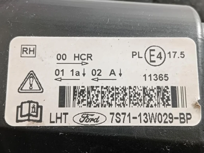 Proiettore ANT DX 7S71-13W029-BP Ford Mondeo IV 2007