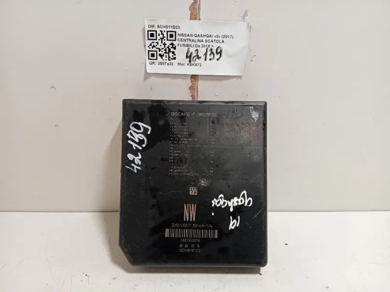 Centralina Scatola Fusibili 5CH811E03 Nissan Qashqai II 2017
