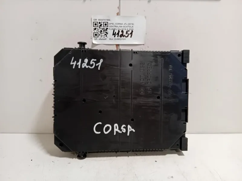 Centralina Scatola Fusibili 9830707680 Opel Corsa F 2019