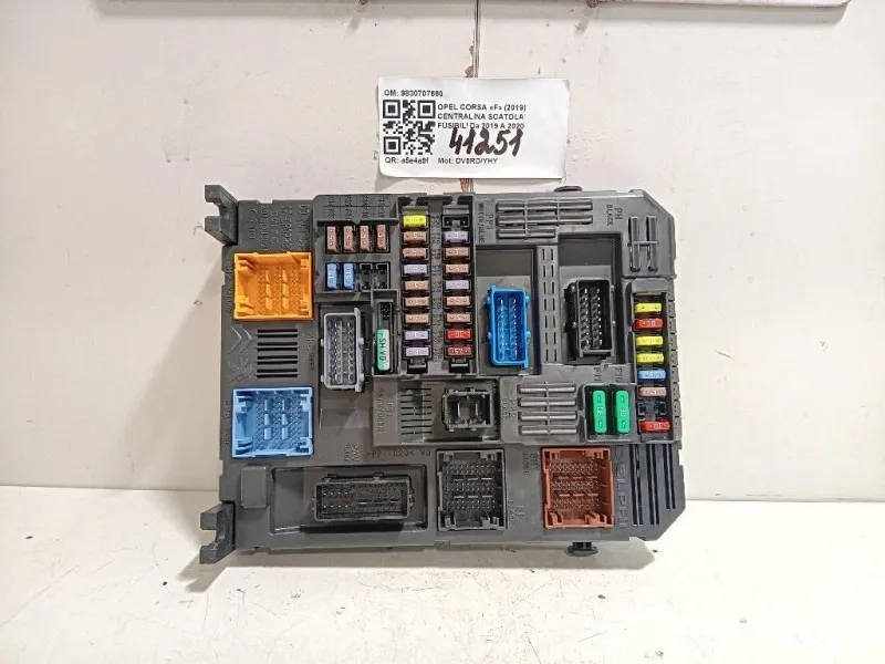 Centralina Scatola Fusibili 9830707680 Opel Corsa F 2019