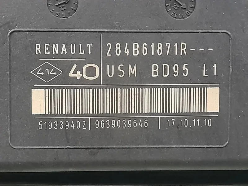 Centralina Scatola Fusibili 284B61871R Renault Mégane III 2009