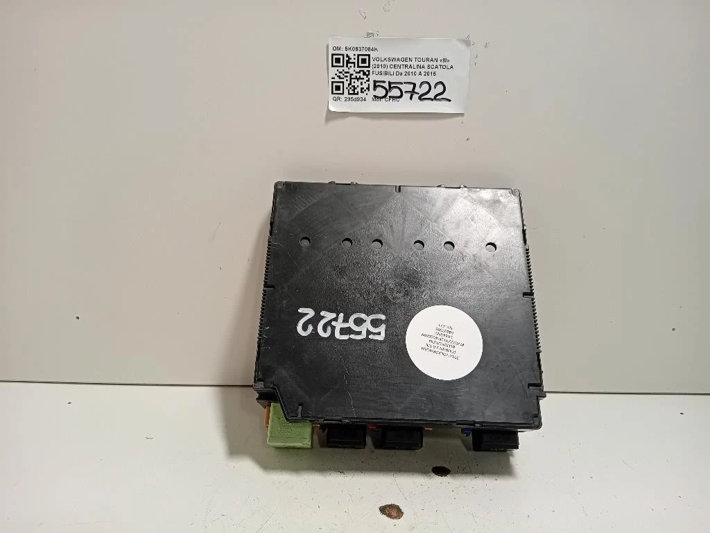Centralina Scatola Fusibili 5K0937084K Volkswagen Touran III 2010