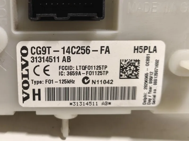 Centralina Scatola Fusibili CG9T-14C256-FA Volvo XC70 III 2013