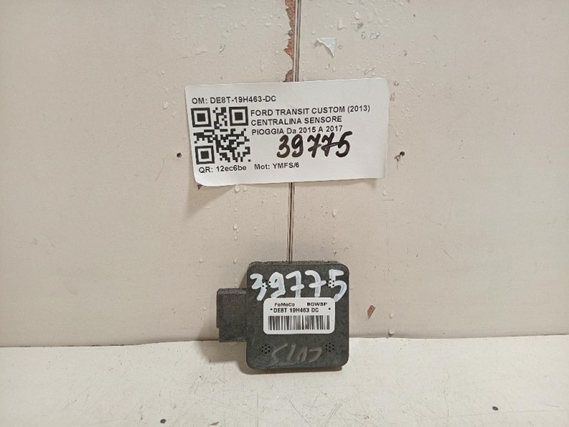Centralina Sensore Pioggia DE8T-19H463-DC Ford Transit Custom I 2013