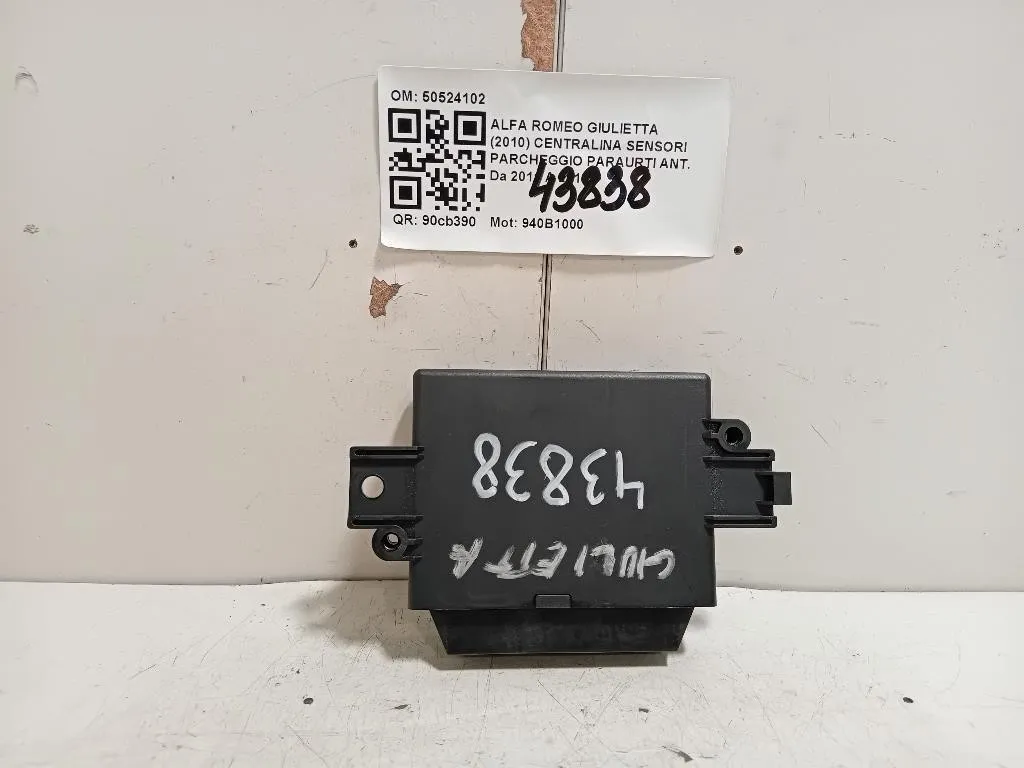 Centralina Sensori Parcheggio Paraurti ANT 50524102 Alfa Romeo Giulietta 2010