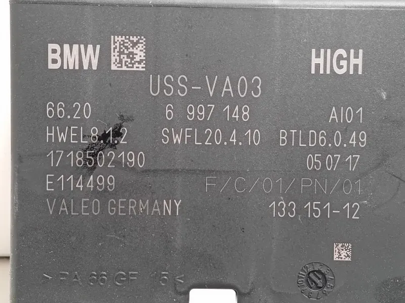 Centralina Sensori Parcheggio Paraurti ANT 6997148 Bmw Serie 5 G30 Berlina 2016