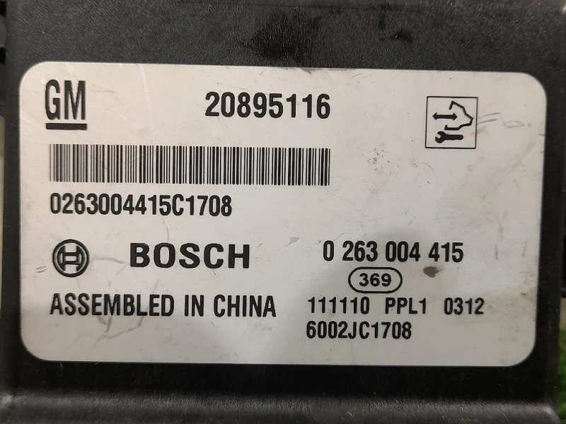 Centralina Sensori Parcheggio Paraurti ANT 20895116 Chevrolet Orlando 2011