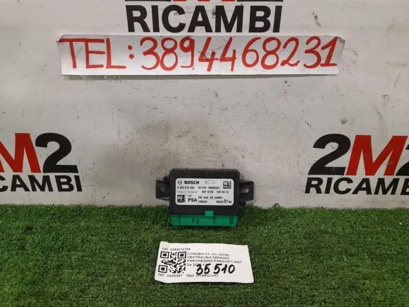 Centralina Sensori Parcheggio Paraurti ANT 0263014165 Citroen C3 III 2016