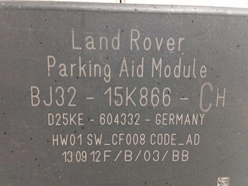 Centralina Sensori Parcheggio Paraurti ANT BJ32-15K866-CH Land Rover Range Rover Evoque I 2011