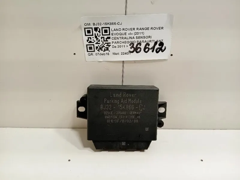 Centralina Sensori Parcheggio Paraurti ANT BJ32-15K866-CJ Land Rover Range Rover Evoque I 2011