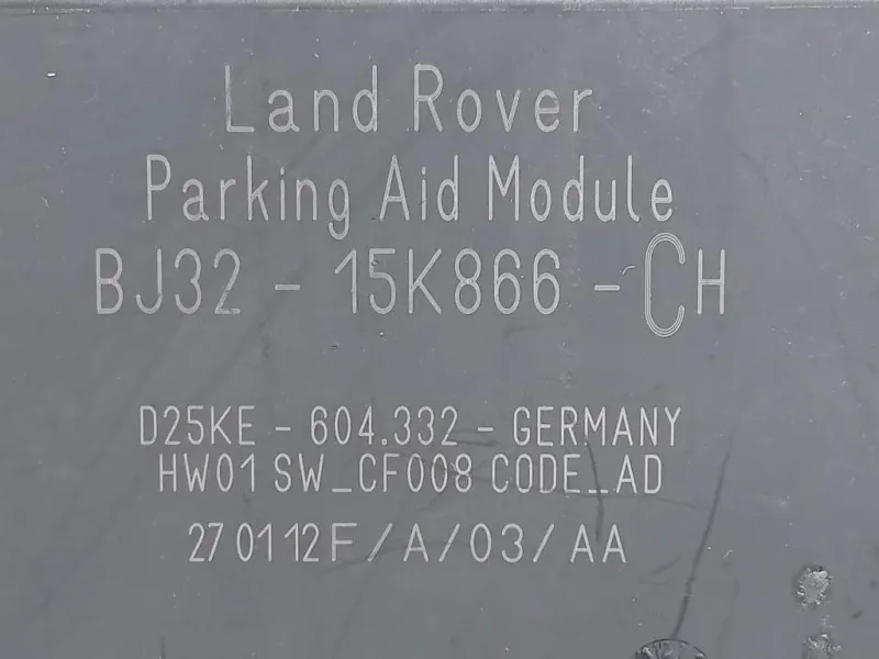 Centralina Sensori Parcheggio Paraurti ANT BJ32-15K866-CH Land Rover Range Rover Evoque I 2011