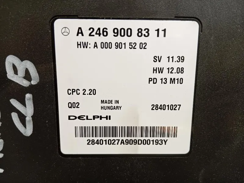 Centralina Sensori Parcheggio Paraurti ANT A2469008311 Mercedes Classe B W246 2012