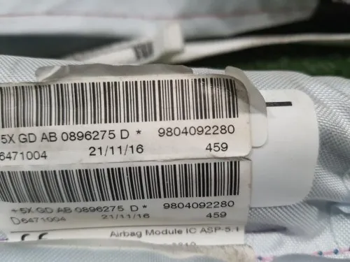 Air-bag A Tendina DX 9804092280 Peugeot 208 I 2015