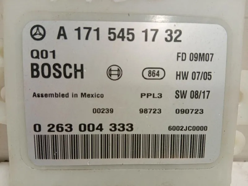 Centralina Sensori Parcheggio Paraurti ANT A1715451732 Mercedes Classe SLK R171 2004