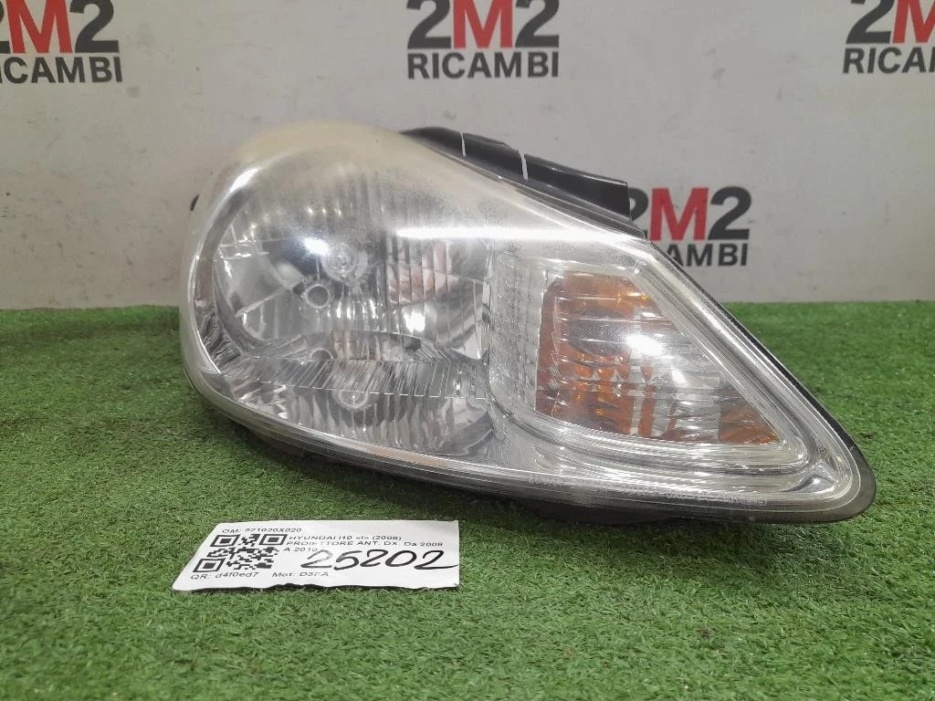 Proiettore ANT DX 921020X020 Hyundai I10 I 2008
