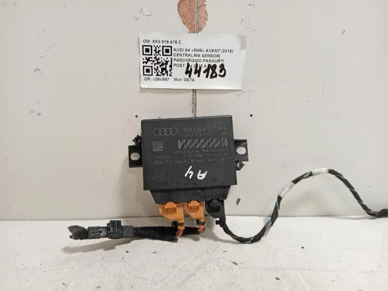 Centralina Sensori Parcheggio Paraurti POST 8K0 919 475 C Audi A4 8W5 Avant 2015