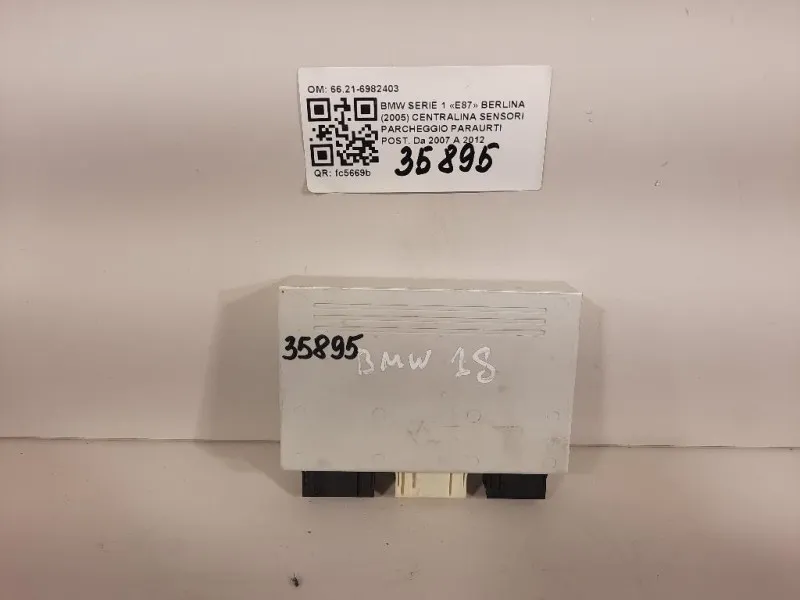 Centralina Sensori Parcheggio Paraurti POST 6621-6982403 Bmw Serie 1 E87 Berlina 2005