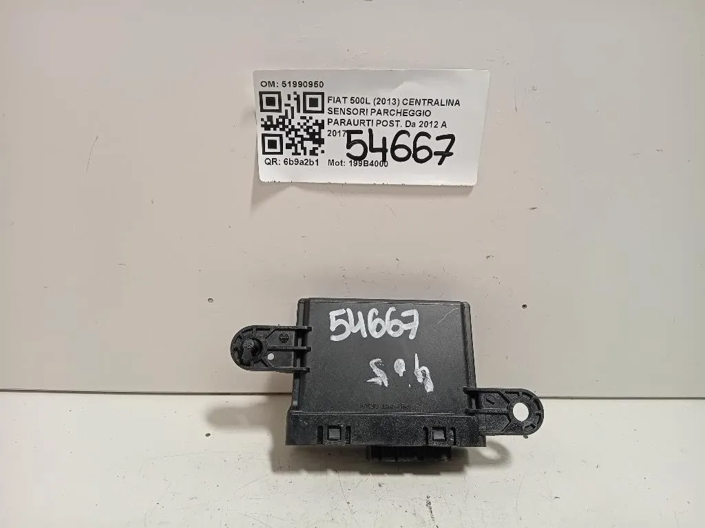 Centralina Sensori Parcheggio Paraurti POST 51990950 Fiat 500L 2013