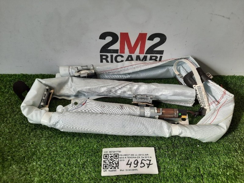 Air-bag A Tendina DX 9804092280 Peugeot 208 I 2015