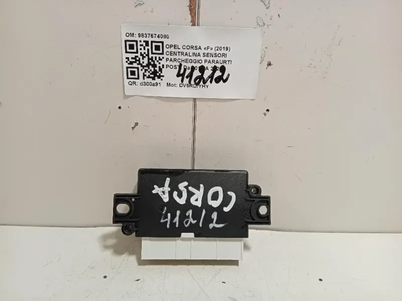 Centralina Sensori Parcheggio Paraurti POST 9837674080 Opel Corsa F 2019