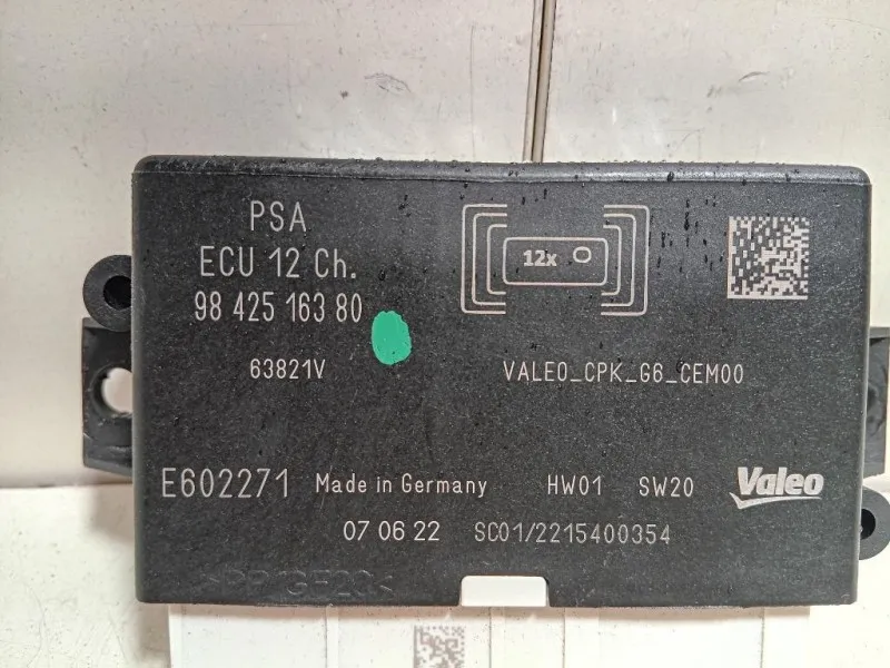 Centralina Sensori Parcheggio Paraurti POST 9842516380 Opel Mokka B 2020