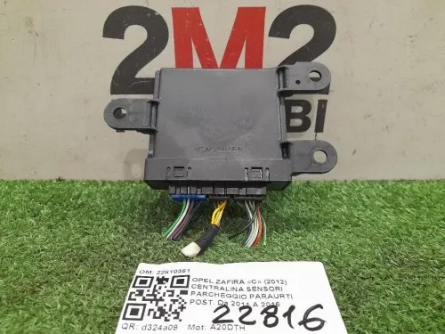 Centralina Sensori Parcheggio Paraurti POST 22810361 Opel Zafira C 2012