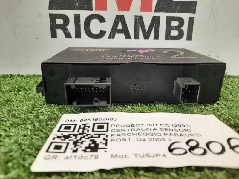 Centralina Sensori Parcheggio Paraurti POST 9651662680 POST Peugeot 307 CC 2001