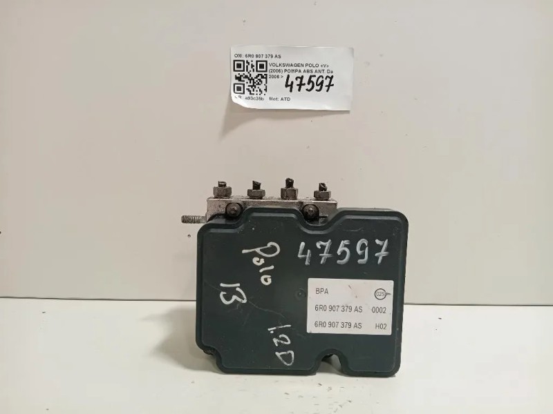 Pompa ABS ANT 6R0 907 379 AS Volkswagen POLO V 2006
