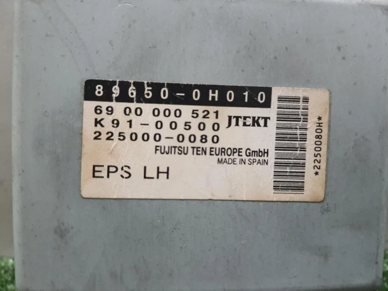 Centralina Servosterzo 896500H010 Toyota AYGO I 2005