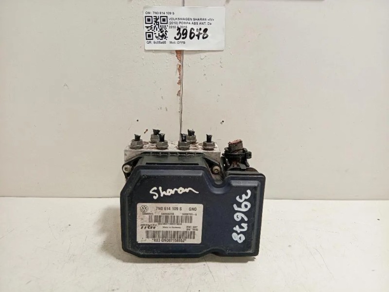Pompa ABS ANT 7N0 614 109 S Volkswagen Sharan IV 2010