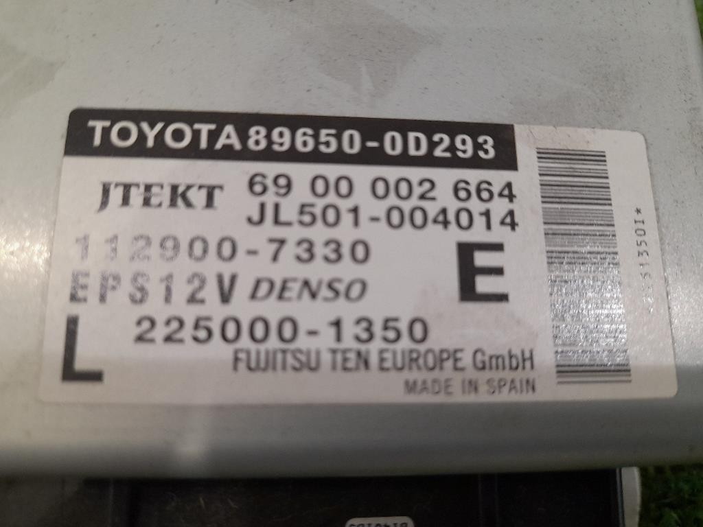 Centralina Servosterzo 896500D293 Toyota Yaris IV 2014