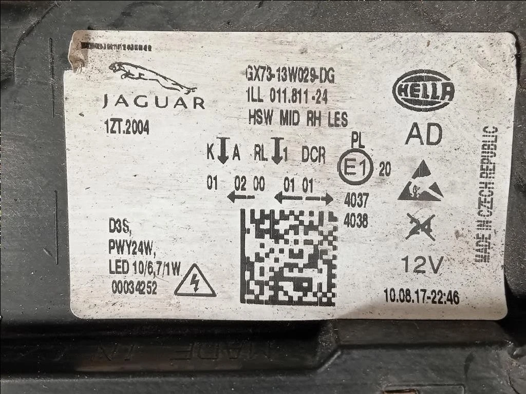 Proiettore ANT DX GX73-13W029-DG Jaguar XE 2015
