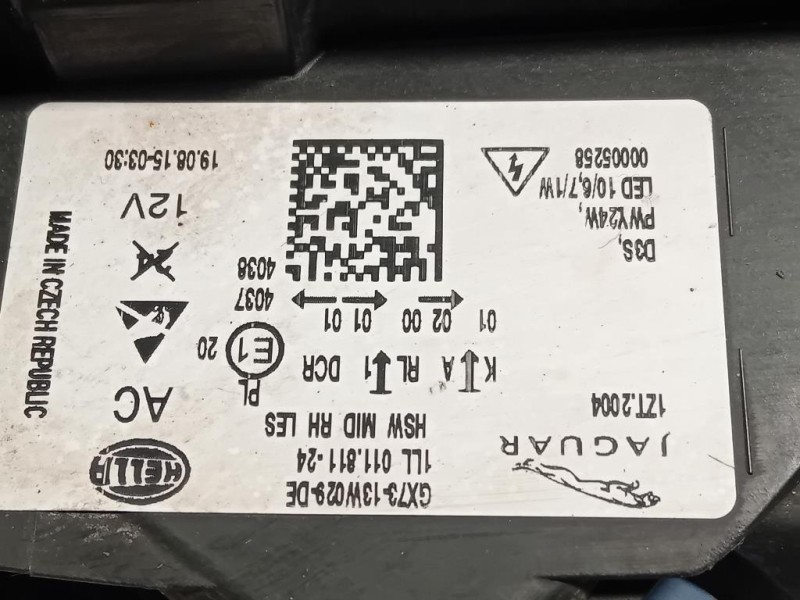 Proiettore ANT DX GX73-13W029-DE Jaguar XE 2015