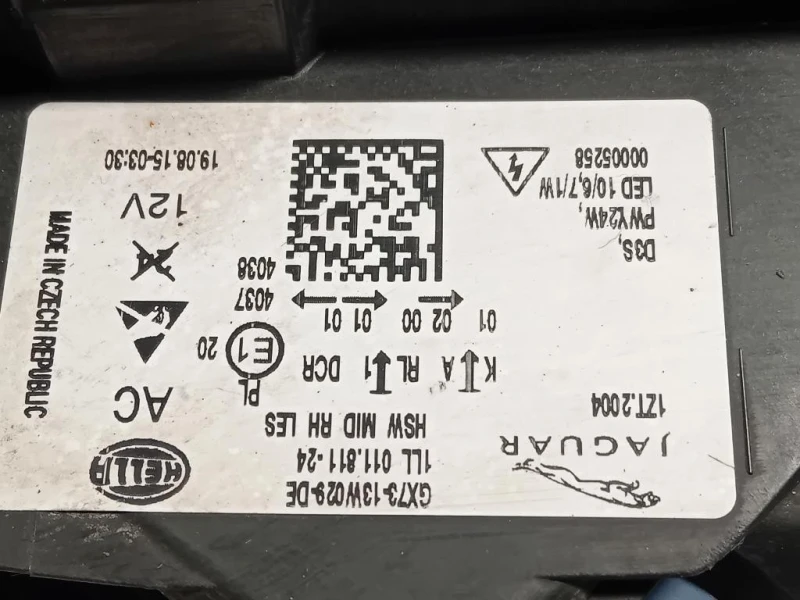 Proiettore ANT DX GX73-13W029-DE Jaguar XE 2015