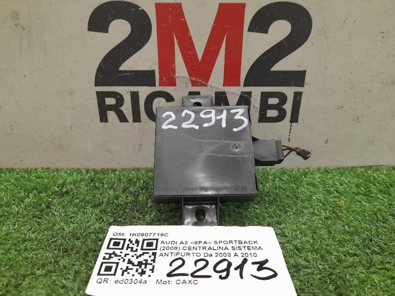 Centralina Sistema Antifurto 1K0907719C Audi A3 8PA Sportback 2008