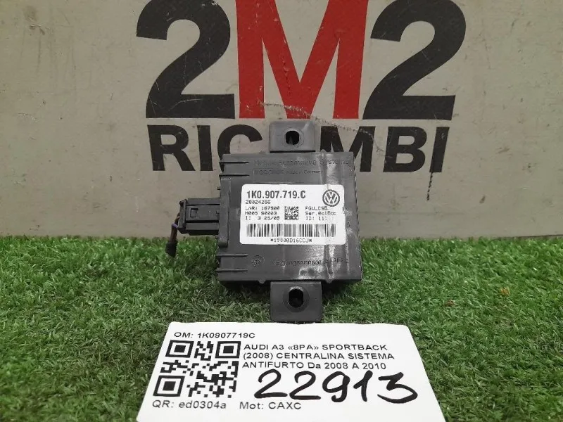 Centralina Sistema Antifurto 1K0907719C Audi A3 8PA Sportback 2008