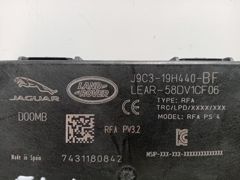 Centralina Sistema Antifurto J9C3-19H440-BF Jaguar E-pace 2017